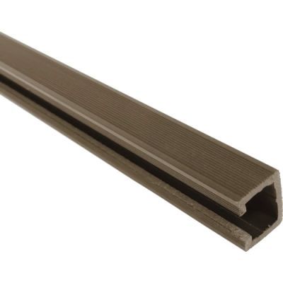 Profil U pentru gard maro inchis U 50x40x2000 Mm