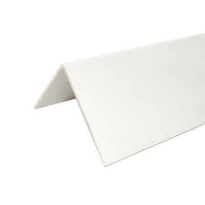 Profil PVC pentru protectie colt, C-PVC-20*20-ALB-101, alb, 2750 x 20 x 20 mm