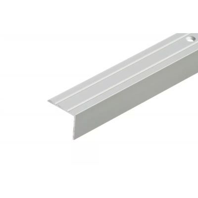 Profil aluminiu pentru treapta, PM3281, argintiu, 900 x 25 x 20 mm