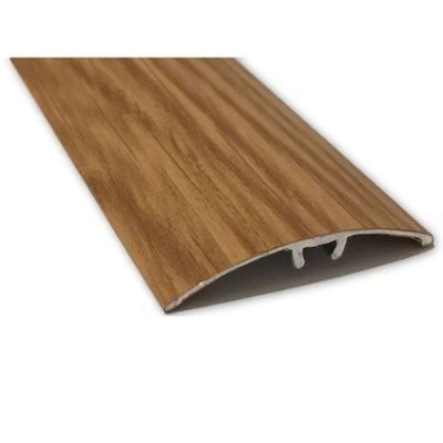 Profil aluminiu de trecere, autoadeziv, stejar deschis, 900 x 40 mm
