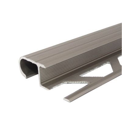 Profil aluminiu pentru treapta gresie , tip Z, PM350029A-C, olive, 10 / 12 mm, 2.5 m