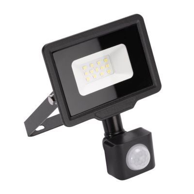 Nv proiector senzor SMD Slim LED 10W CW negru DOB - El59353