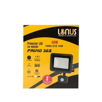 PROIECTOR LED CU SENZOR 30W LUNUS PRIMO 30S (LR) DLD-PLP-30S