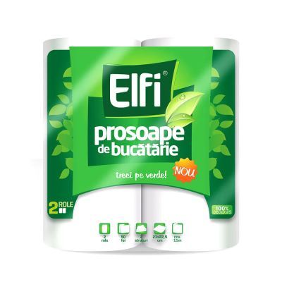 Prosop bucatarie 2 straturi Elfi 2 role