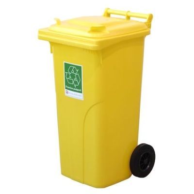 Pubela 120L Ko/galben/albastru