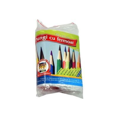 PUNGI CU FERMOAR 150*220MM 100/SET 1407