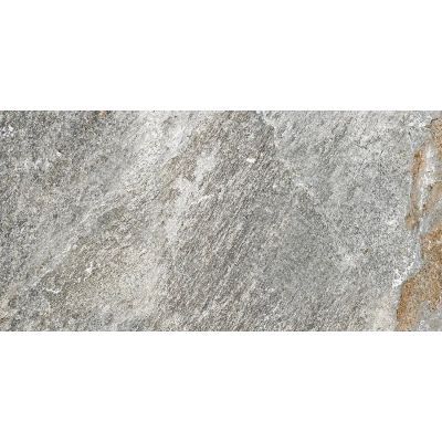 Gresie portelanata gri, 60x30 cm, rectificata, Colectie QUARTZ 1.26mp/cut