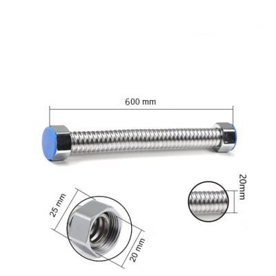 Racord inox I-I 1/2-1/2 60CM Optima Racord inox I-I 1/2-1/2 60CM Optima