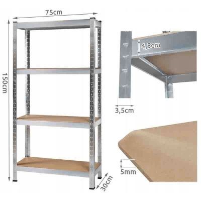 Raft depozitare 150X75X30CM 00002720