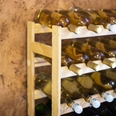 Raft din lemn pentru vin - 42 de sticle 520042