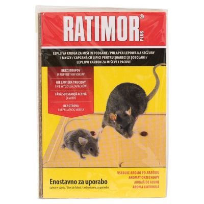 Ratimor capcana soareci carte cu lipici 40712