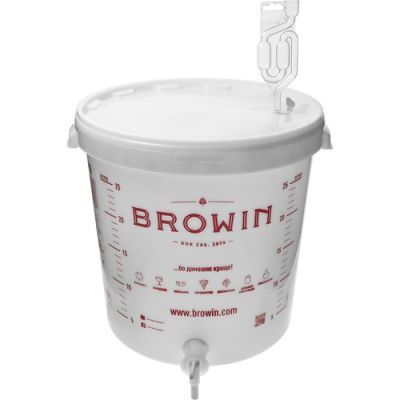 Recipient de fermentatie 30 L cu capac, robinet si tub
