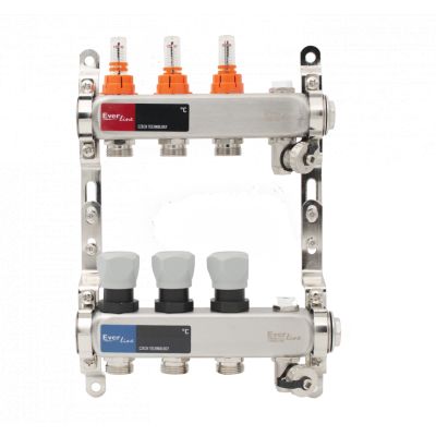 Red distrib inox pardoseala 3 cai