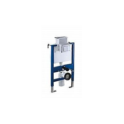 Rezervor wc ingropat cu cadru, montaj la perete, clapeta ABS T02