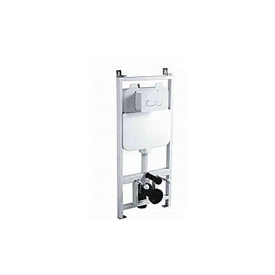 Rezervor wc ingropat cu cadru, montaj la perete, clapeta ABS T03