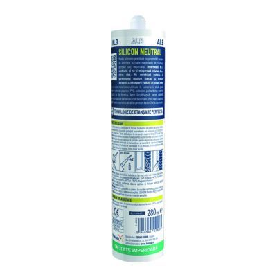 Rino silicon neutral alb 280ml 514093