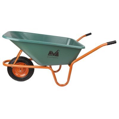 Roaba cu cuva din plastic si roata pneumatica cu janta metalica 628504 Roaba cu cuva din plastic si roata pneumatica cu janta metalica 628504