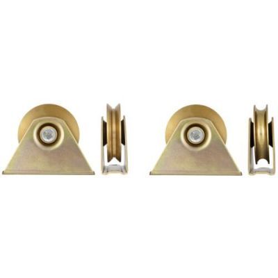 Roata aplicata cu suport si rulmenti 90mm 674201