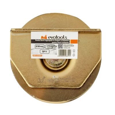Roata cu suport exterior cu rulment 100mm 674203 Roata cu suport exterior cu rulment 100mm 674203