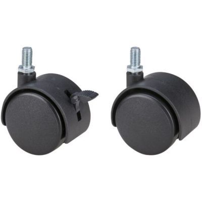 Roata pivotanta cu surub pentru mobilier D[mm]:50 fara frana D[mm]:M8X15 S[KG]:20 678369