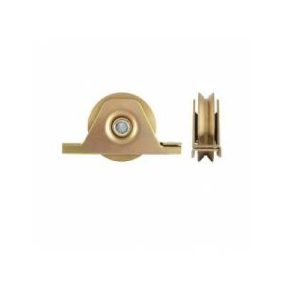 Roata semi-ingropata cu Suport si Rulment pentru porti culisante D:90 Profil:V S:125 674209