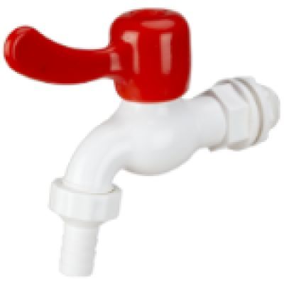 Robinet dublu serviciu din pvc pt rezervor plastic 1/2 14mm 680990