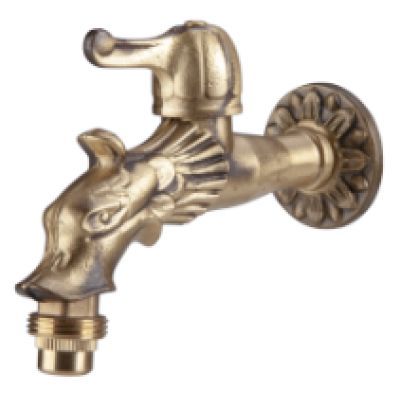 Robinet ornamental dublu serviciu Alama antichizata cu CAP armatura ceramic D:1/2 678589