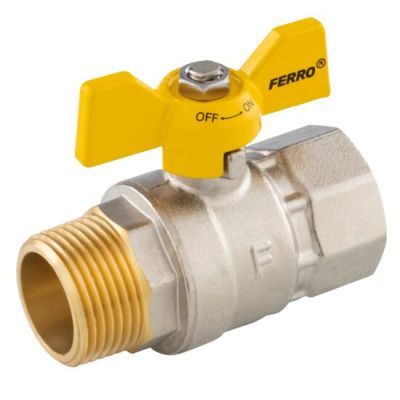 Robinet trecere alama gaz,tip G18,1/2 FI-FE, flut KGMS11