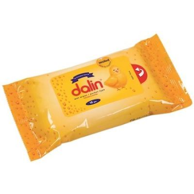 Servetele umede buzunar DALIN, 15buc