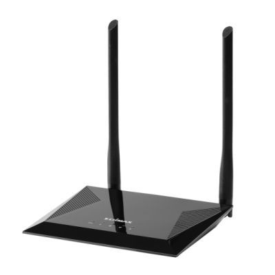 Router wireless N300Mbps, Access point, 2 antene, negru, 36699