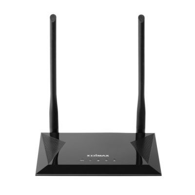 Router wireless N300Mbps, Access point, 2 antene, negru, 36699