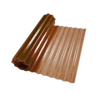 Rulou poliester ondulat, maro, 150m, 30ml/sul