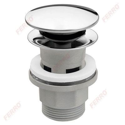 S287pp-b ventil lavoar CLICK-CLACK din AMS1 1/4 cu Preaplin Crom