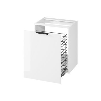 S584-026 dulap cu cos pentru rufe City alb Demontat