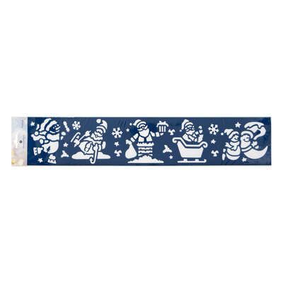 Sablon de pictura pentru spray, cu model de Craciun, 60x12 cm, 191517