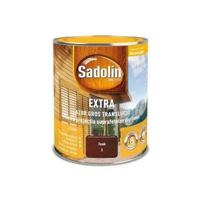 Lazura pentru lemn, Sadolin Extra, teak, exterior, 1l