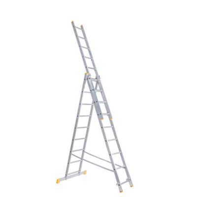 Scara aluminiu 3X9, Galbena