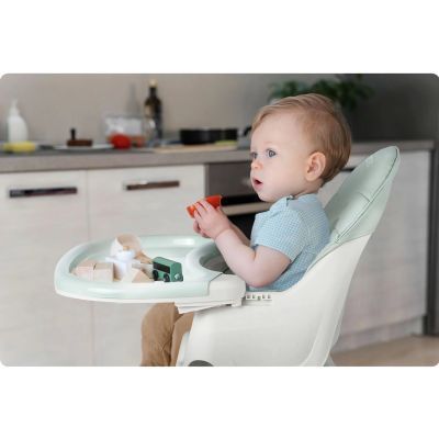 Scaun de hranire Milo cu masa, verde 700001