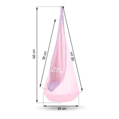 Scaun suspendat Neo-Sport, roz deschis 10004