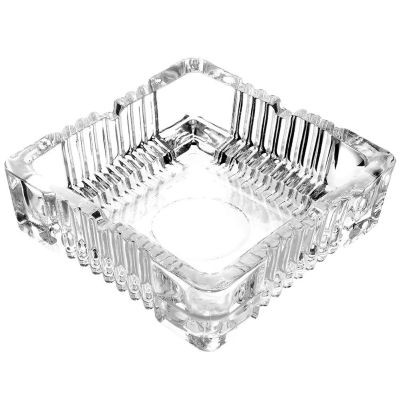 Scrumiera sticla 10.5x10.5x3.5 cm 6000190