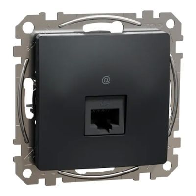 Sedna design priza RJ45 Cat6 UTP antracit