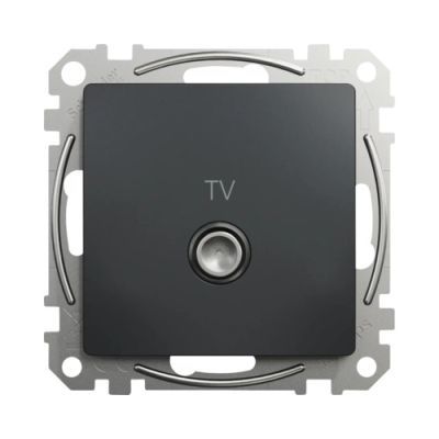 Sedna design priza TV finala 4dB antracit