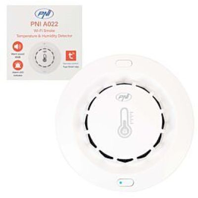 Senzor de fum temperatura si umiditate safehouse PNI-A022