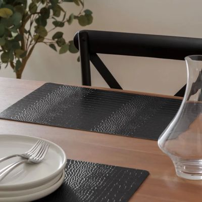 SERVETEL CROCO NEGRU 49X33 203274A