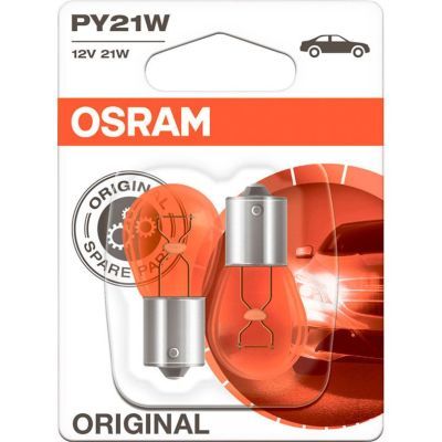 Set 2 becuri 12V 21W PY21W BL2 Osram