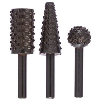 Set 3 freze Bosch manuale, diametru tija 6 mm,1609200307,
