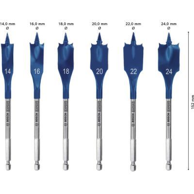 Set 6 BURGHIE 14 -24mm 2608900332