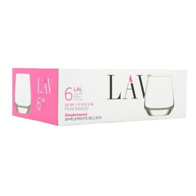 Set 6 pahare Lal whisky 345ml LAL361F