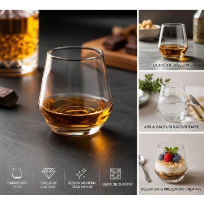 Set 6 pahare Liquor 95CL Lal304f