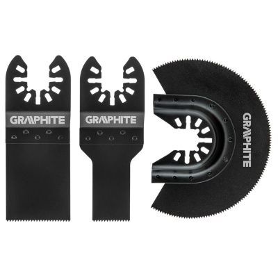 Set accesorii taiere lemn pentru multifunctional cu vibratii 3 BUC 56h070